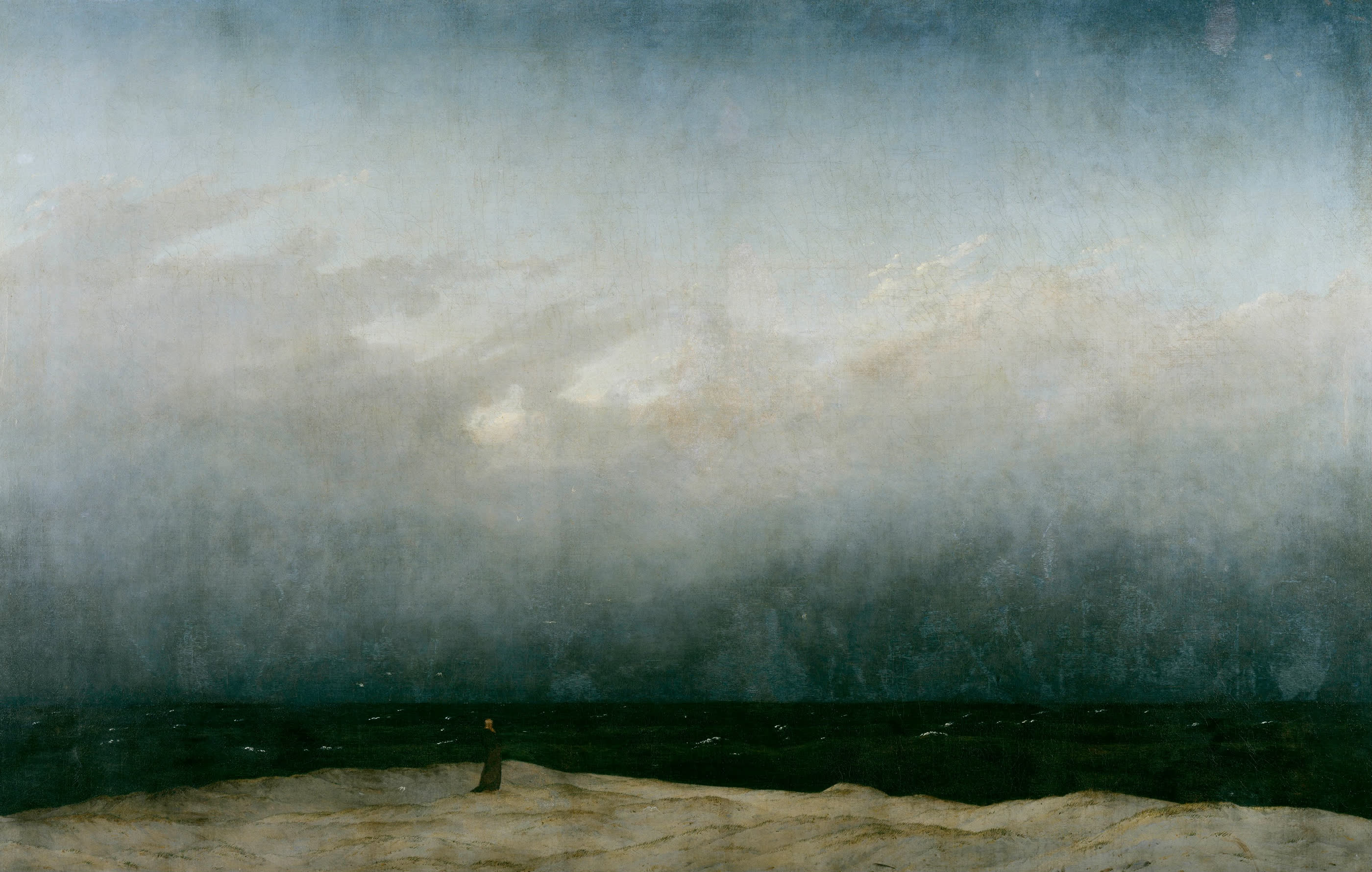 Monk by the Sea, Caspar David Friedrich, 1808–1810